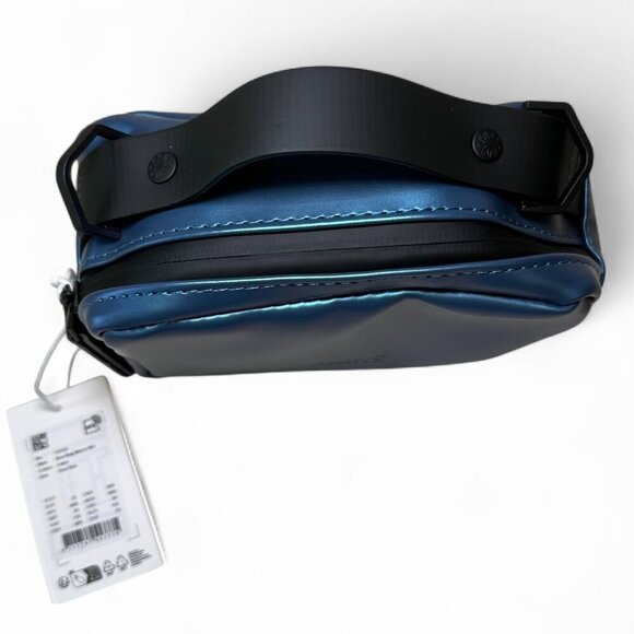 RAINS Box Bag Micro W3 Crossbody - Laser Blue NWT, Unisex - Picture 4 of 15